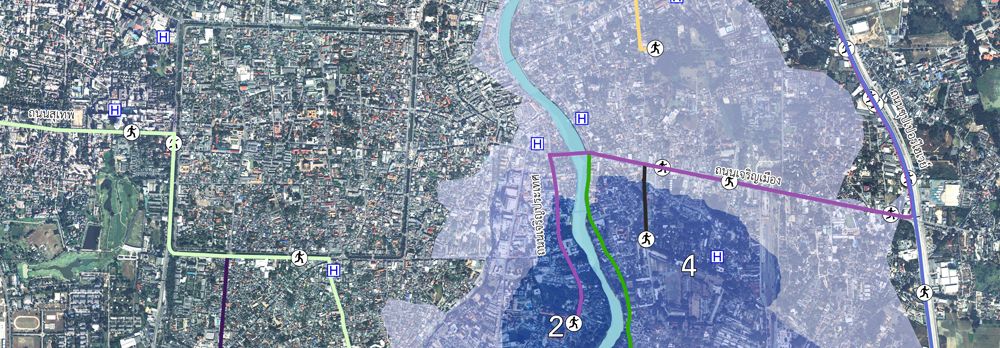 City flood map